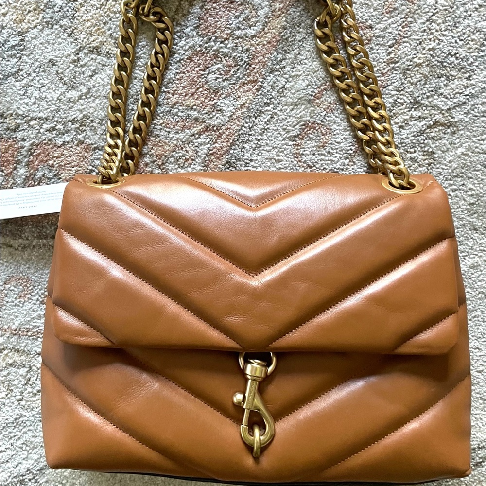 Rebecca Minkoff - Edie Maxi Shoulder Bag - Caramello